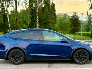 2023 Tesla Model X Long Range I Рестайлинг, синий, 3400000 рублей, вид 4