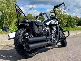 2022 Indian Scout, чёрный, 1170218 рублей, вид 4