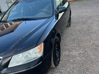 2009 Hyundai Sonata V (NF) Рестайлинг, чёрный, 390000 рублей, вид 3