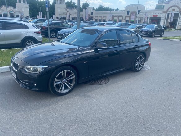 2017 BMW 3 серии 320d VI (F3x) Рестайлинг, чёрный, 2700000 рублей