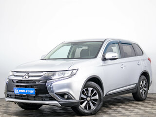 2017 Mitsubishi Outlander III Рестайлинг 2, серебристый, 1849000 рублей, вид 3