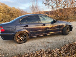 2002 BMW 3 серии 320i IV (E46) Рестайлинг, синий, 430000 рублей, вид 3