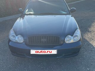 2006 Hyundai Sonata ТагАЗ IV (EF) Рестайлинг, синий, 550000 рублей, вид 3