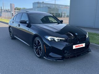 2024 BMW 3 серии M340i xDrive VII (G2x) Рестайлинг, чёрный, 5850000 рублей, вид 3
