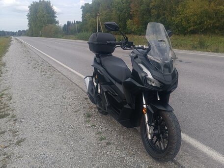2019 Honda ADV160, чёрный, 385000 рублей, вид 1