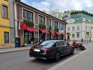 2022 Mercedes-Benz S-Класс 450 Long 4MATIC VII (W223), чёрный, 8999996 рублей, вид 4