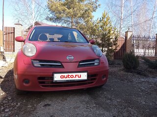 2007 Nissan Micra III (K12), красный, 440000 рублей, вид 1