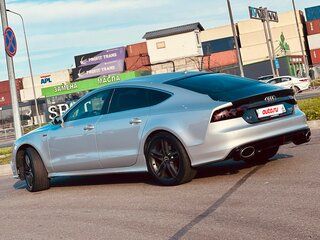 2014 Audi A7 I (4G), серебристый, 1950000 рублей, вид 4