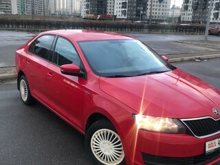 2019 Skoda Rapid I Рестайлинг, красный, 1395000 рублей, вид 3