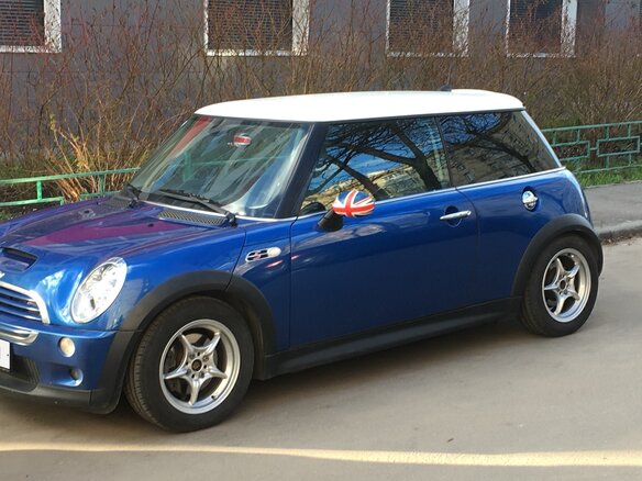 2006 Mini Hatch Cooper S I (R50), синий, 1200000 рублей - вид 10