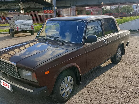 2006 Lada (ВАЗ) 2107, пурпурный, 210000 рублей - вид 1
