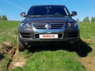 2008 Volkswagen Touareg I Рестайлинг, чёрный, 1450000 рублей, вид 1