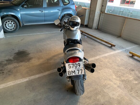 2000 Suzuki GSX 400 Inazuma, серебристый - вид 4
