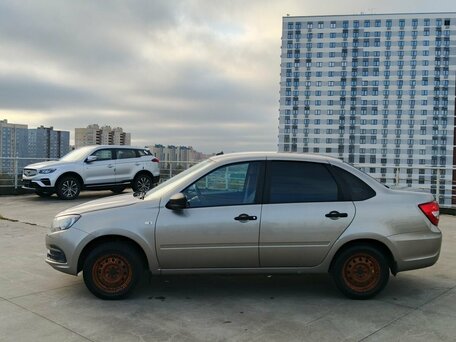 2020 Lada (ВАЗ) Granta I Рестайлинг, серый, 525000 рублей, вид 5