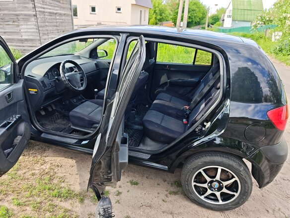 2009 Hyundai Getz I Рестайлинг, чёрный, 425000 рублей - вид 12