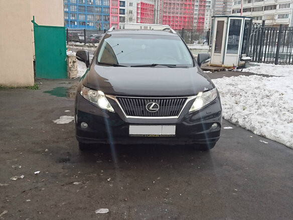 2010 Lexus RX 350 III, чёрный