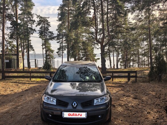 2007 Renault Megane II Рестайлинг, серый, 350000 рублей - вид 10