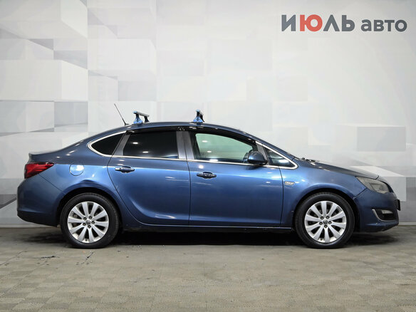 2013 Opel Astra J Рестайлинг, синий, 580000 рублей - вид 8