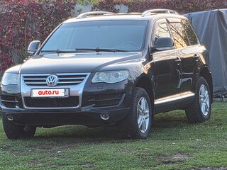 2008 Volkswagen Touareg I Рестайлинг, чёрный, 1259999 рублей, вид 1