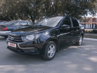 2020 Lada (ВАЗ) Granta I Рестайлинг, чёрный, 590000 рублей, вид 2