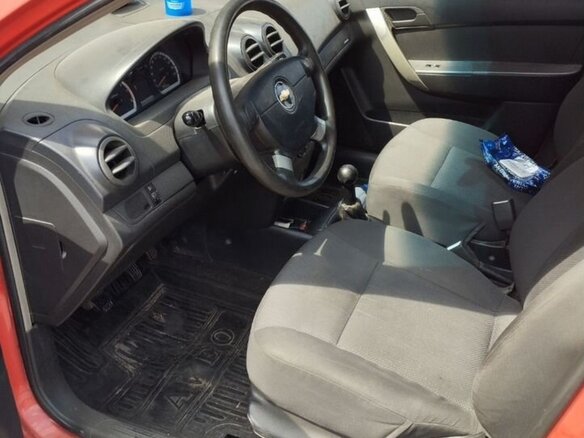 2007 Chevrolet Aveo I Рестайлинг, красный, 190000 рублей - вид 5