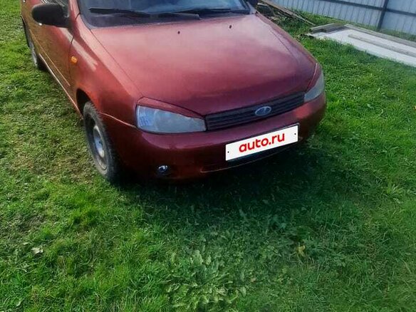 2008 Lada (ВАЗ) Kalina I, красный, 120000 рублей - вид 7