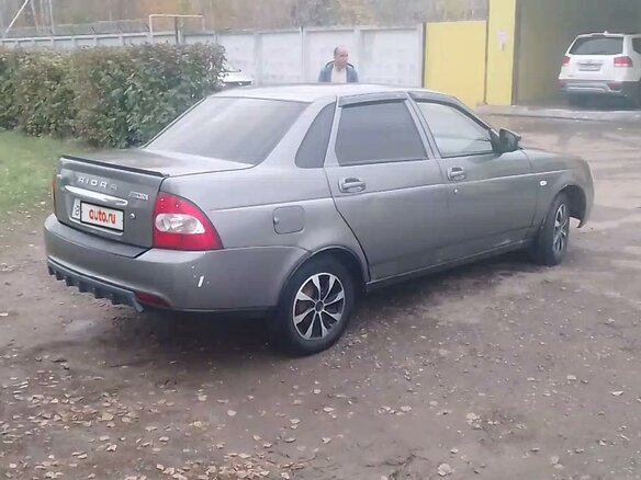 2008 Lada (ВАЗ) Priora I, серый, 380000 рублей - вид 6