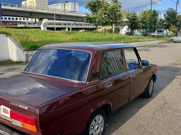2006 Lada (ВАЗ) 2107, пурпурный, 210000 рублей - вид 6