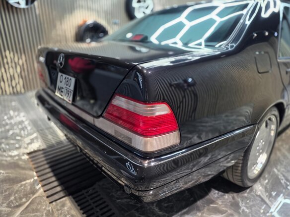 1997 Mercedes-Benz S-Класс 500 Long III (W140) Рестайлинг, чёрный, 7300000 рублей - вид 12