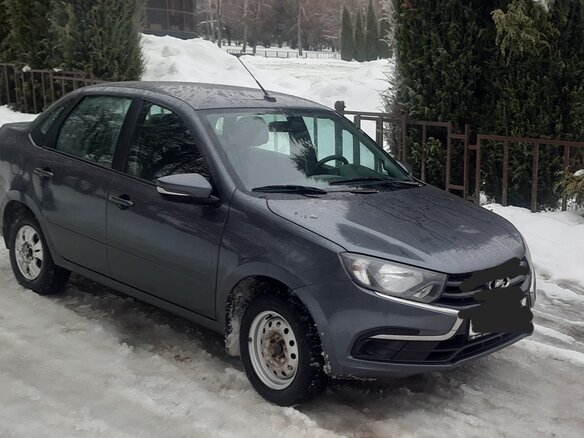 2024 Lada (ВАЗ) Granta I Рестайлинг, серый, 760000 рублей - вид 2