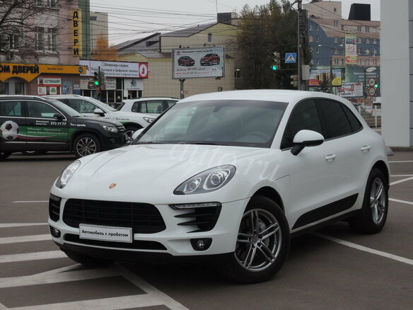 2014 Porsche Macan S I, белый