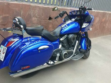 2014 Kawasaki VN1700 Vulcan, синий, 700000 рублей, вид 2