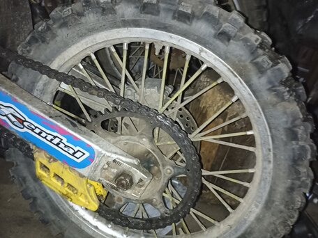 1998 Suzuki RM 125, жёлтый, 130000 рублей, вид 1
