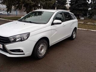 2019 Lada (ВАЗ) Vesta SW I, белый, 1050000 рублей, вид 1