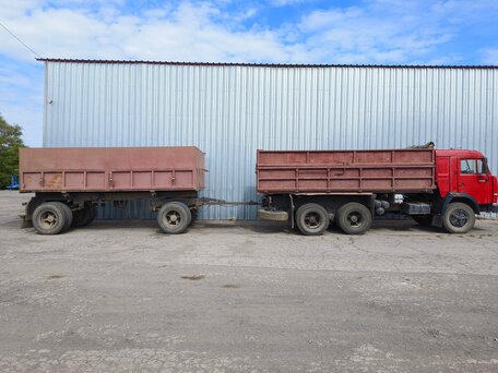 1994 КамАЗ 55102, красный, 1700000 рублей, вид 4
