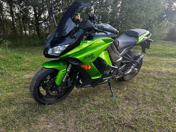 2013 Kawasaki Z 1000SX, зелёный, 700000 рублей - вид 7