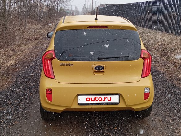 2011 Kia Picanto II, жёлтый, 930000 рублей - вид 3