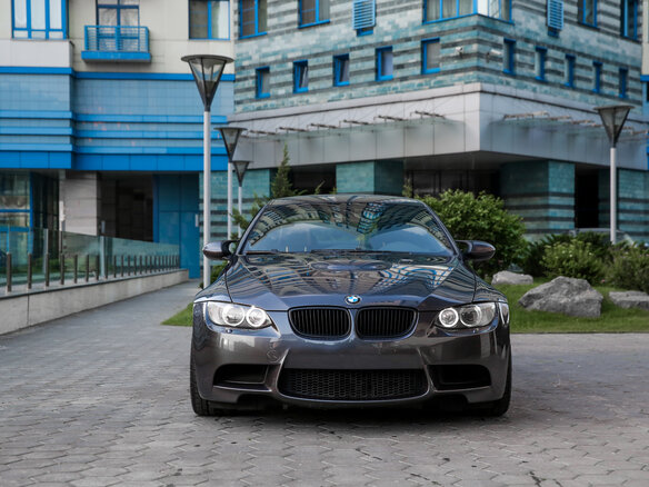 2008 BMW M3 Euro-4 IV (E90), серый - вид 1