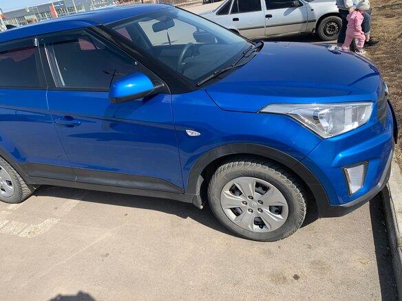 2017 Hyundai Creta I, синий, 1850000 рублей - вид 1