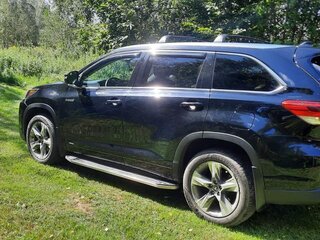 2019 Toyota Highlander III (XU50) Рестайлинг, чёрный, 3900000 рублей, вид 3