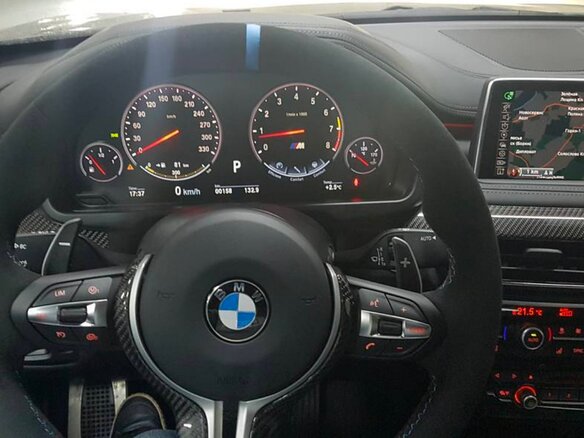 2015 BMW X6 M II (F86), чёрный - вид 14