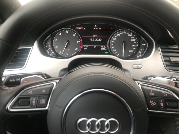 2016 Audi S8 III (D4) Рестайлинг, серый - вид 11