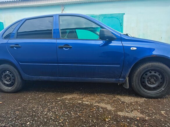 2011 Lada (ВАЗ) Kalina I, синий - вид 4