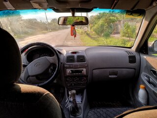 2008 Hyundai Accent ТагАЗ II, серый, 480000 рублей, вид 4