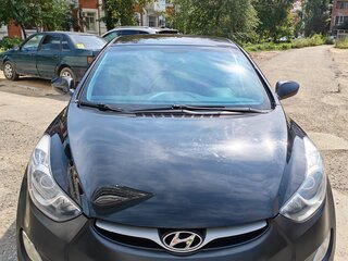 2014 Hyundai Elantra V (MD) Рестайлинг, чёрный, 1070000 рублей, вид 3
