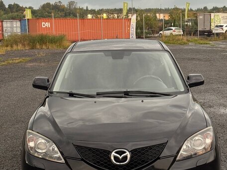 2008 Mazda 3 I (BK) Рестайлинг, чёрный, 450000 рублей, вид 1