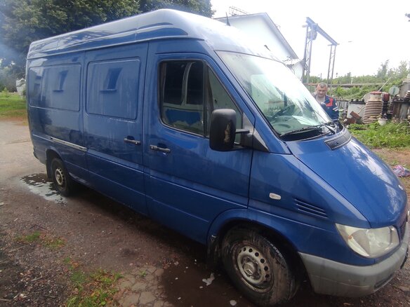 2017 Mercedes-Benz Sprinter Classic, синий, 1300000 рублей - вид 3