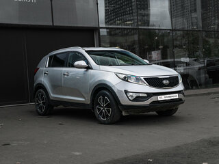 2014 Kia Sportage III Рестайлинг, серебристый, 1220000 рублей, вид 3