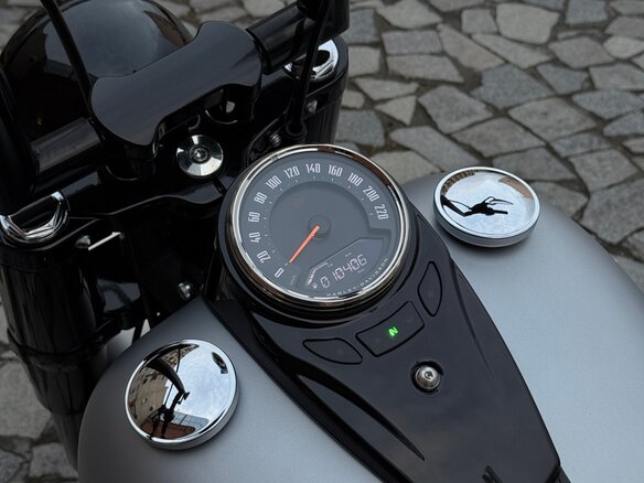 2020 Harley-Davidson Softail Slim, серебристый, 1700000 рублей - вид 10