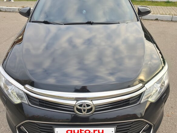 2015 Toyota Camry VII (XV50) Рестайлинг, чёрный, 1750000 рублей